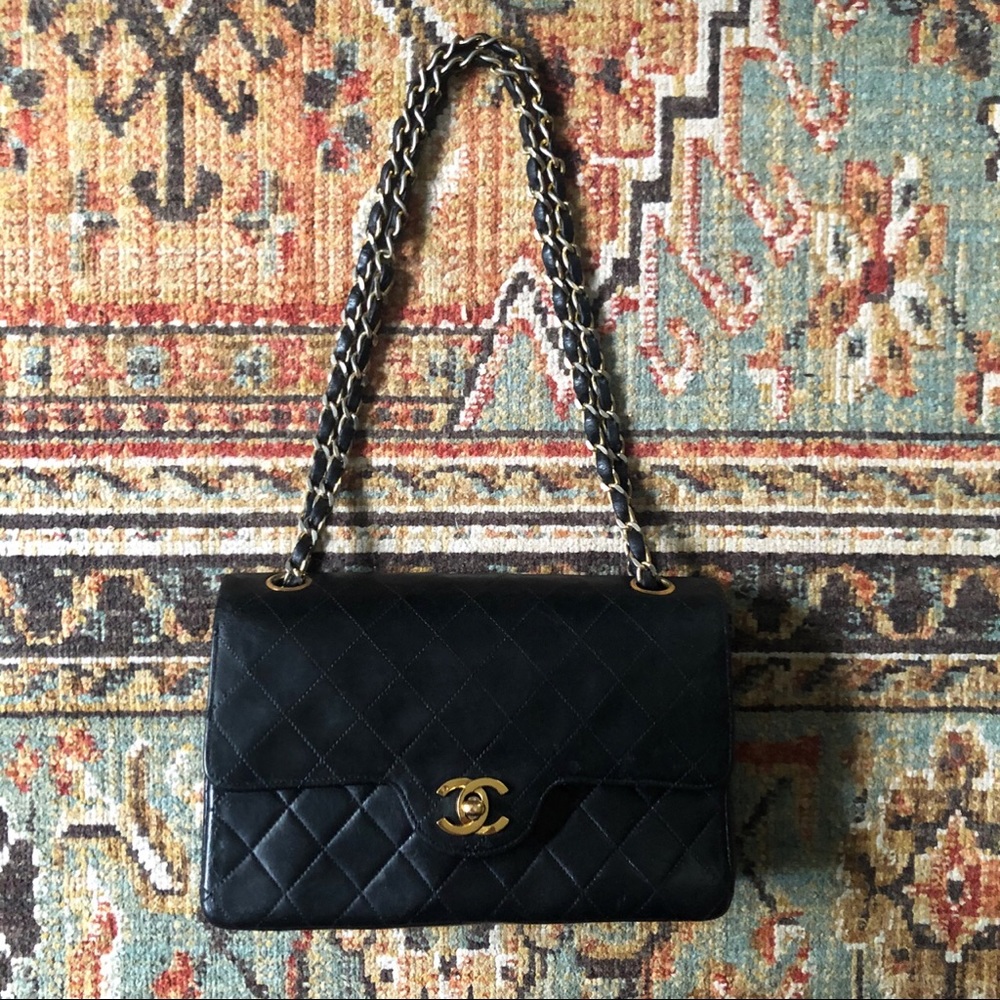 SOLD***Chanel Vintage Small Double Flap Bag - Picture 3 of 13